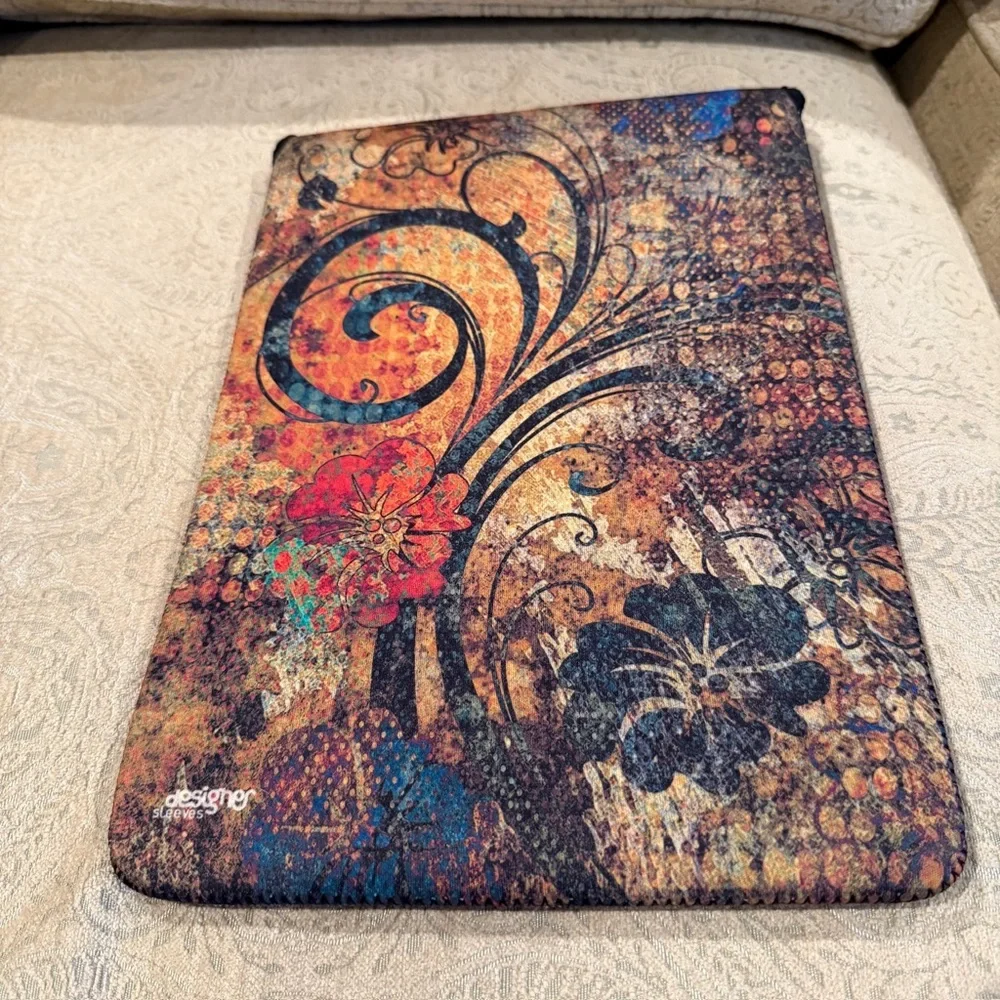 Colorful Floral Tablet Sleeve